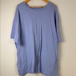 Free People Beach Blue T-Shirt Size Large